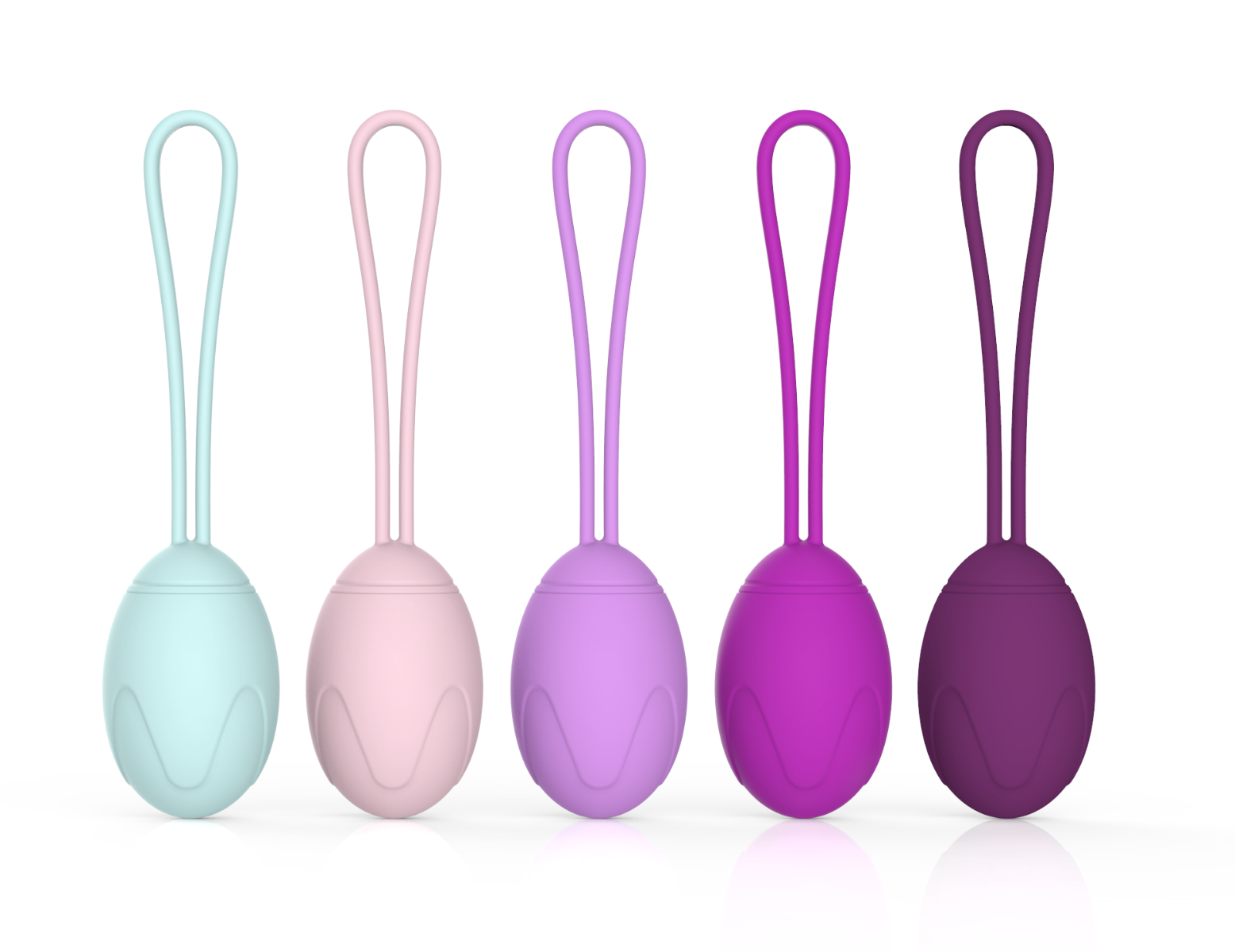 Vaginale kegels bekkenbodemtraining - set (5 st)