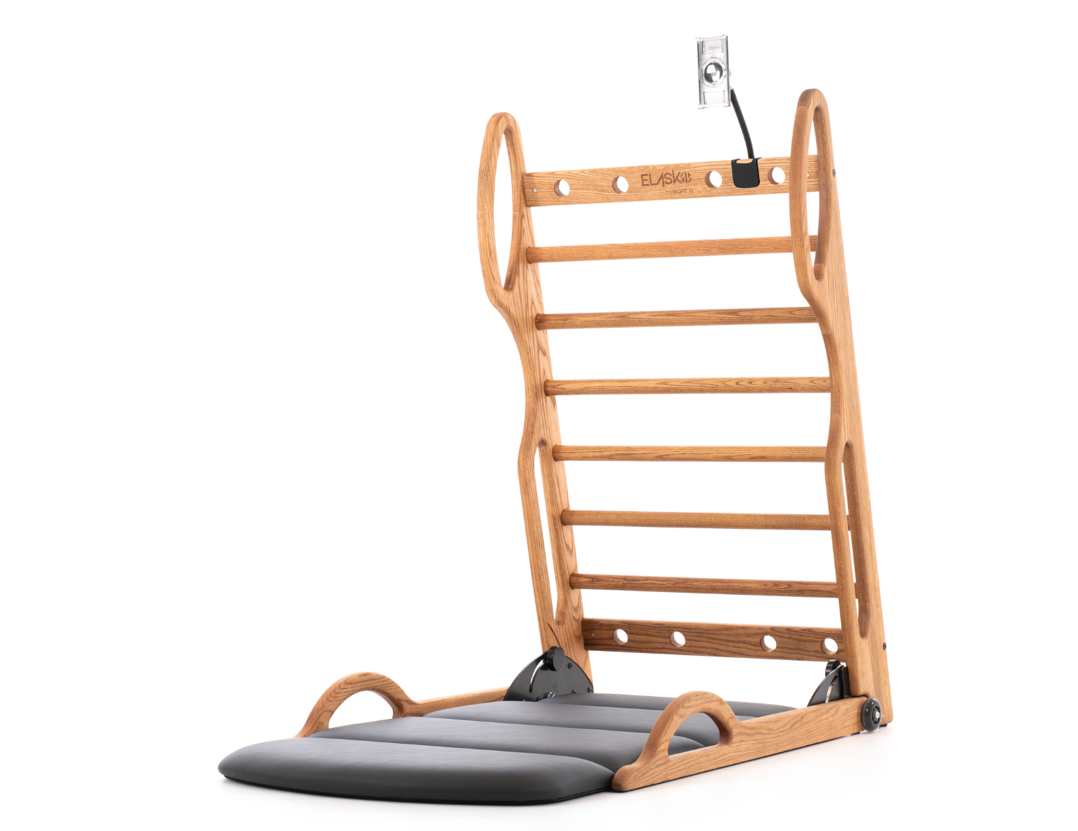 Nohrd Elasko plateforme de stretch et d'exercices - chêne/cuir noir