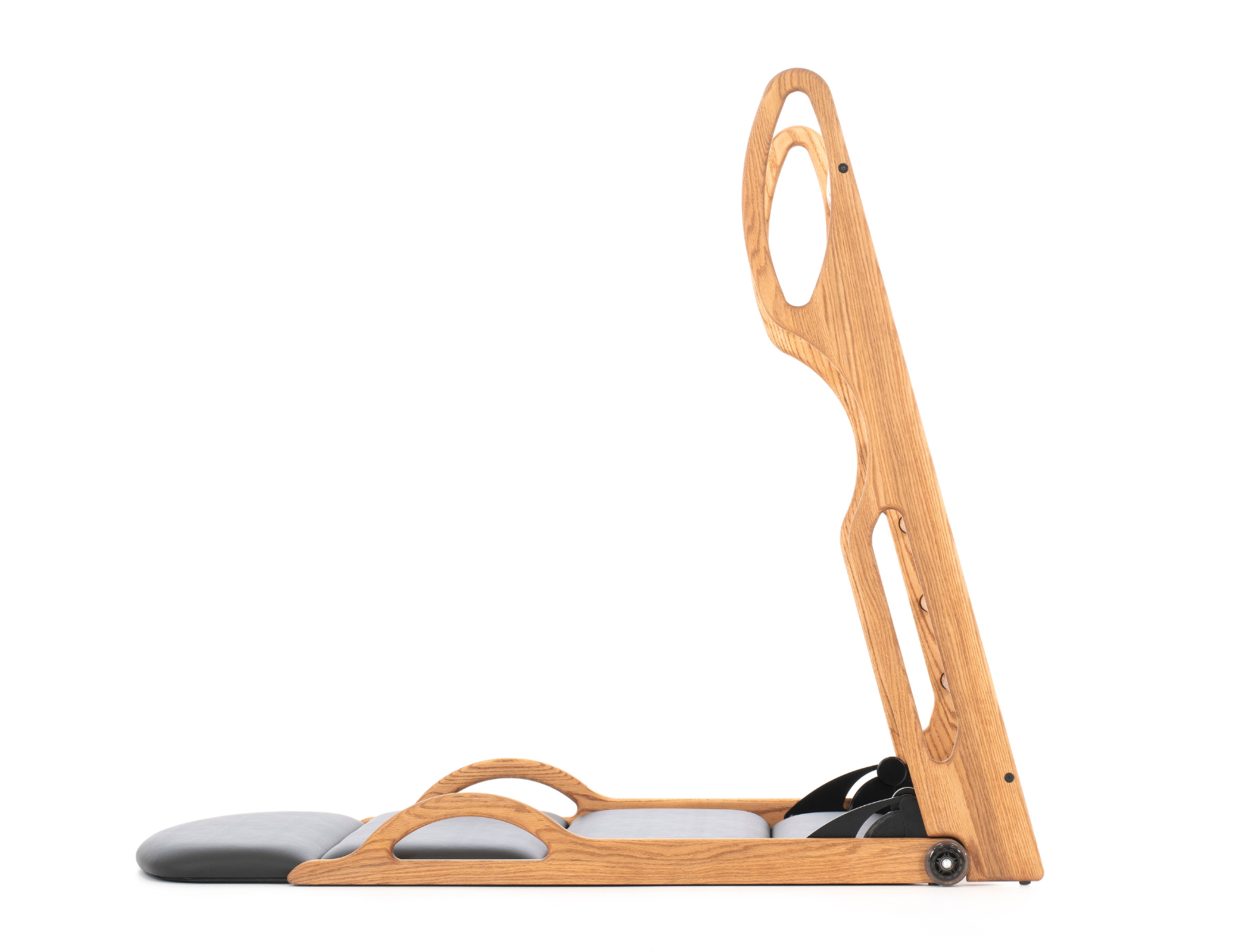 Nohrd Elasko plateforme de stretch et d'exercices - chêne/cuir noir