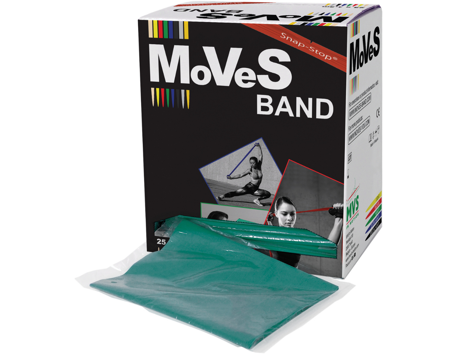 MoVeS oefenband - 1,5 m - verdeeldoos - 25 stuks