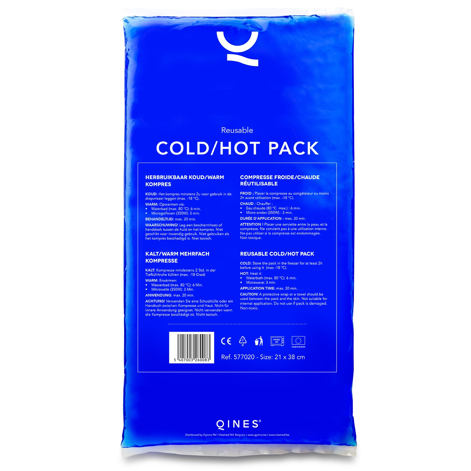 Hot/Cold Pack - Qines  - 21 x 38 cm